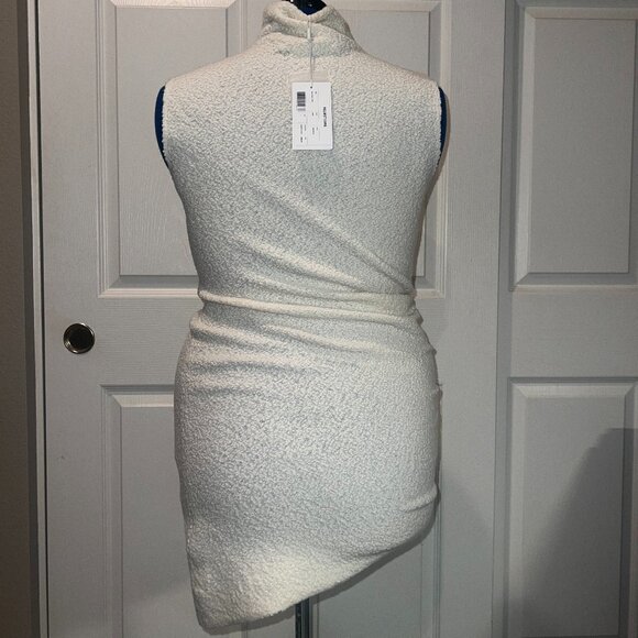 NWT - HELMUT LANG - DEAL MOCK ASYMMETRIC SWEATER TANK (IVORY) - LARGE - Picture 3 of 7